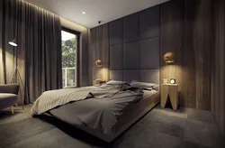 Dark Bedroom Design Photo In Modern