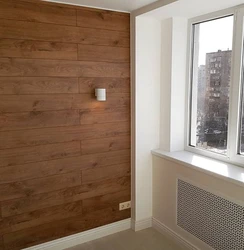 Laminate On The Wall In The Kitchen Photo In The Apartment
