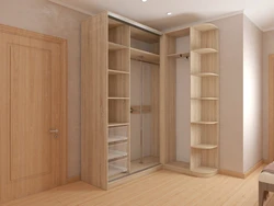 Koridorda Künc Qarderobunun Foto Dizayn Ideyaları
