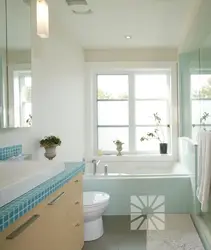 Bath with window 8 sq m photo
