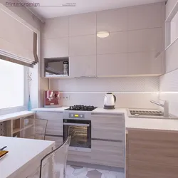 Zamonaviy uslubda oshxona dizayni 6 kv.m.