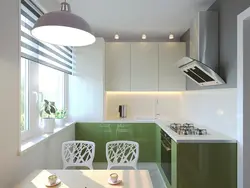 Kitchen Design In Modern Style 6 Sq.M.