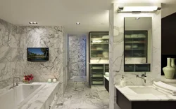 Hamam divarı mərmər dizaynı