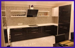 Комбинатсияи ранги ошхона рангҳои countertops акс