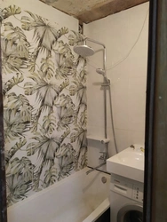 Budget bathroom renovation in Khrushchev photo