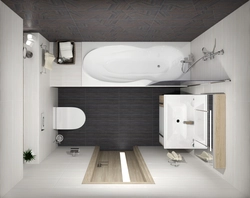 Bathroom interior 3 by 3