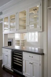 Glass Cabinets In The Kitchen Interior