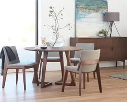 Tables and chairs in the kitchen interior