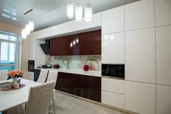 Тарҳи ошхона бо mezzanines ба шифт