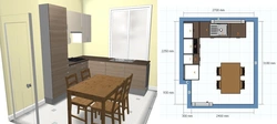 Kitchen design 4 by 4 meters with window