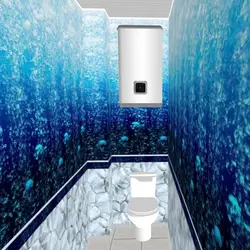 Photo of 3D walls for the bathroom