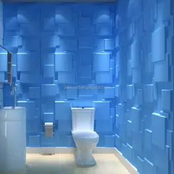 Photo Of 3D Walls For The Bathroom