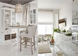Beige color combination with other colors in the kitchen photo