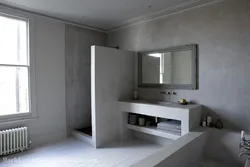 Vanna otağı fotoşəkili üçün mikro beton