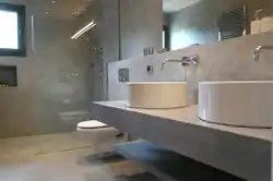 Мікрабетон для ваннай фота