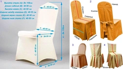 How To Sew Chair Covers With A Back For The Kitchen Photo