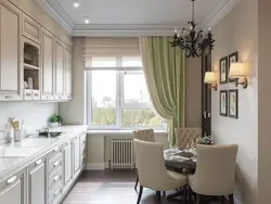 Curtain ideas for the kitchen in a modern style photo