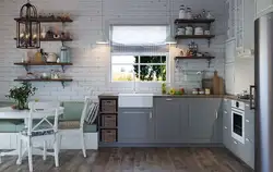 Scandinavian Style House Interior Kitchen