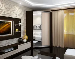 Corner Wardrobe In The Bedroom In A Modern Style Design Photo