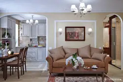 Kitchen Living Room In Classic Style Photo Interior