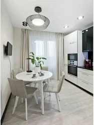 Gray kitchen design 12 sq m