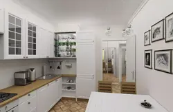 Gray kitchen design 12 sq m