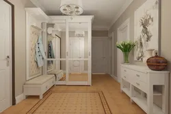 Light hallway cabinet design