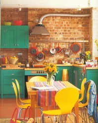 Bright Colors In The Kitchen Interior