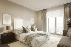 Gray Beige Bedroom Photo