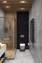 Hamam Dizaynı Beton Və Ağac