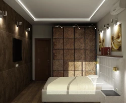 Bedroom interior 4 by 4 m