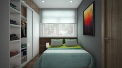 Bedroom interior 4 by 4 m