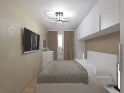 Bedroom interior 4 by 4 m