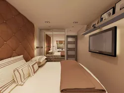 Bedroom interior 4 by 4 m