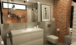 Hamam Dizaynı Kərpic Divar