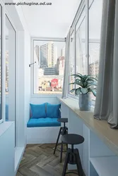 Design of a narrow balcony in an apartment