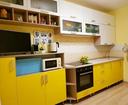 Yellow White Kitchen Photo