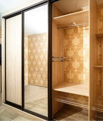 All built-in wardrobes in the hallway photo