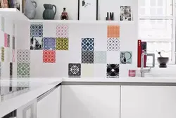 Сафолҳои сабки patchwork дар дохили ошхона