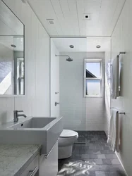 Elongated bathroom design