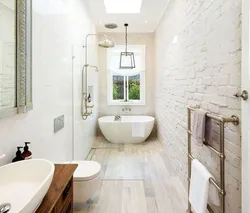 Elongated bathroom design