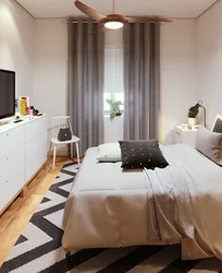 Bedroom 2 by 4 design photo with window