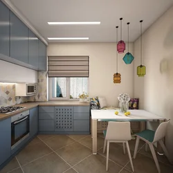 Kitchen design 5 by 5 meters photo in modern style