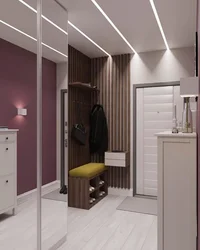 Interior design of hallway hallway in modern style