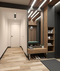 Interior design of hallway hallway in modern style