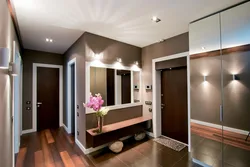 Interior design of hallway hallway in modern style