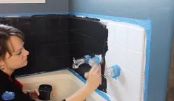 Ранг Кардани Сафолҳои Ванна Бо Дасти Худ Акс
