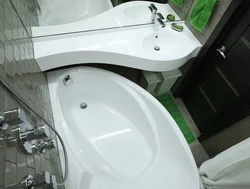 Маленькие угловые ванные фото