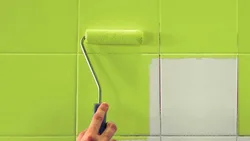 Paint Bathroom Tiles Photo