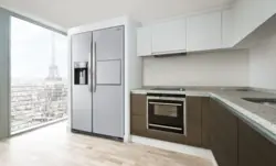 Iki soyuducu dizaynlı mətbəx